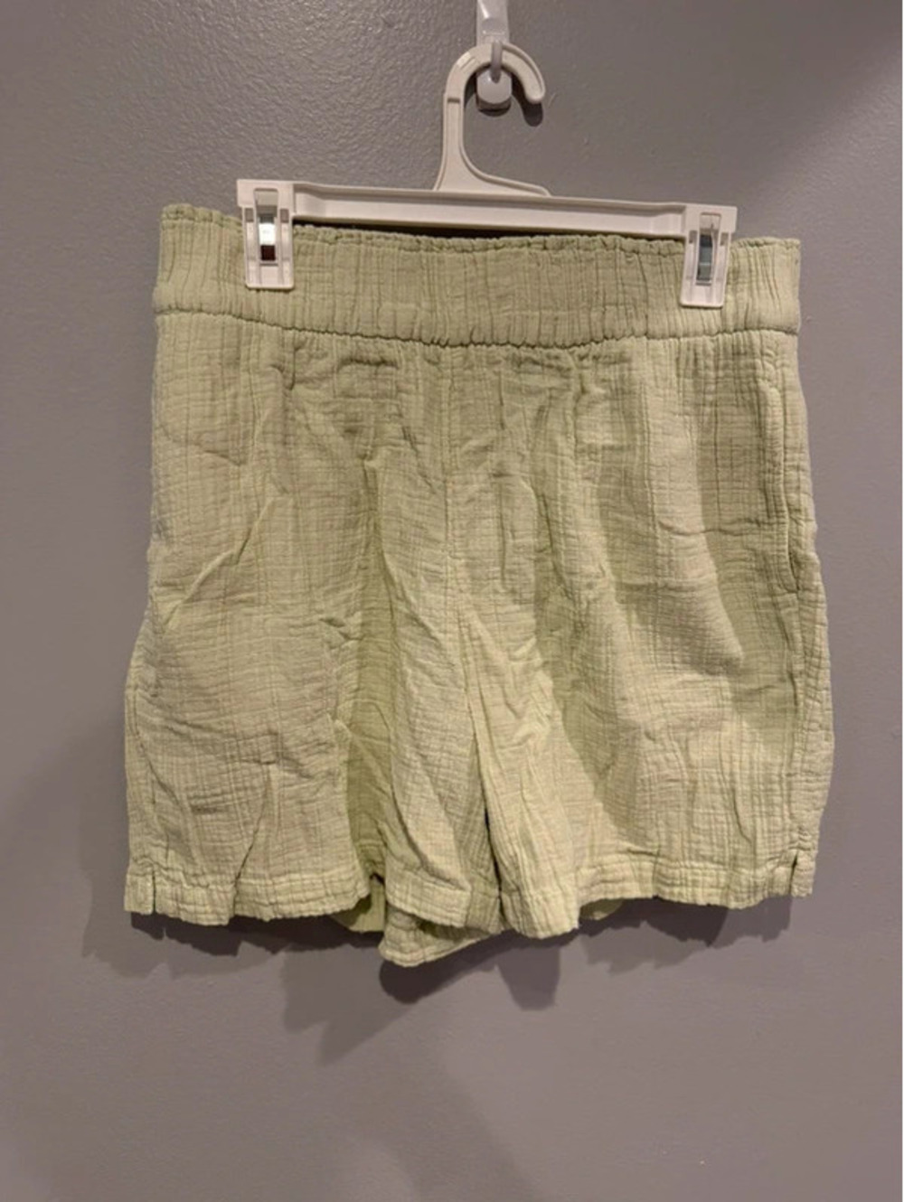 Wonderly light Green Gauze Shorts 1X